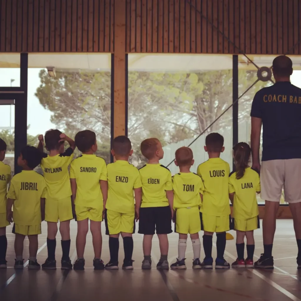 Equipe de Baby foot saison 2022 entente Sud Alpilles année de fusion